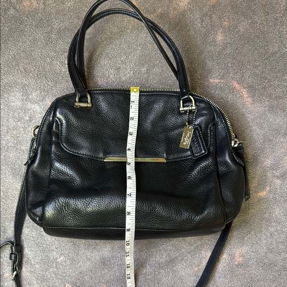 Coach Black Crossbody Bag with Silver‎ Accents double hangtag - Picture 14 of 16
